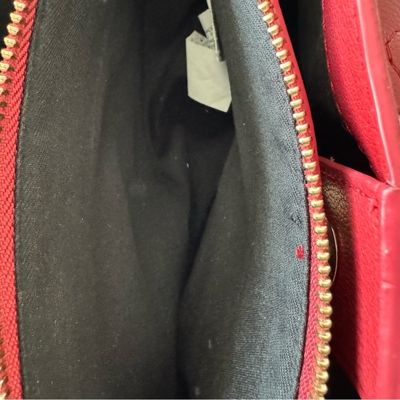 Zara Mid-Size City Bag with Detachable Straps - Maroon colour - Picture 6 of 14